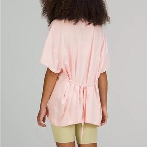 Lululemon side tie v-neck tee